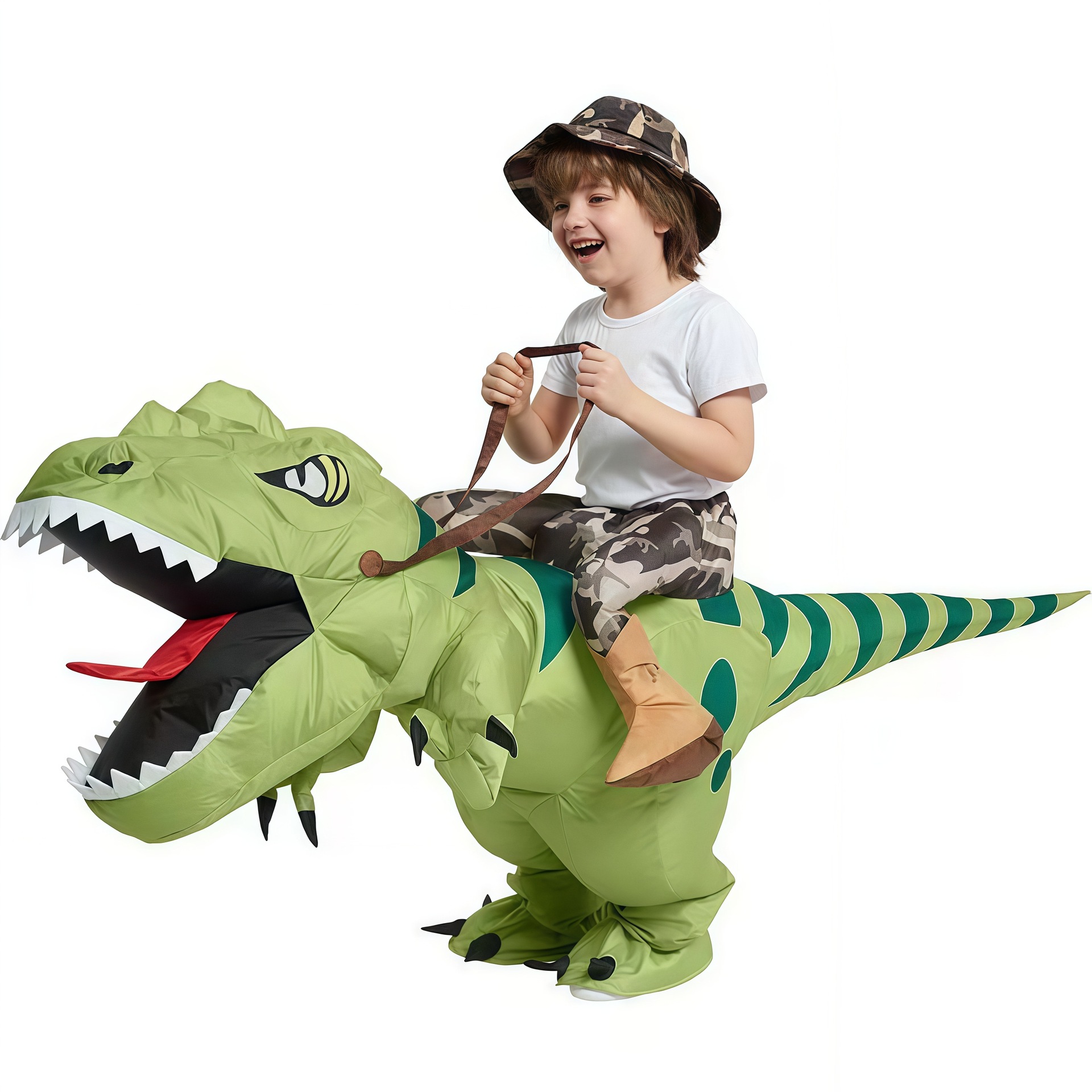 Halloween Stage Inflatable Dinosaur Costume for Performance, Funny Running Dinosaur Inflatable Suit — image 4