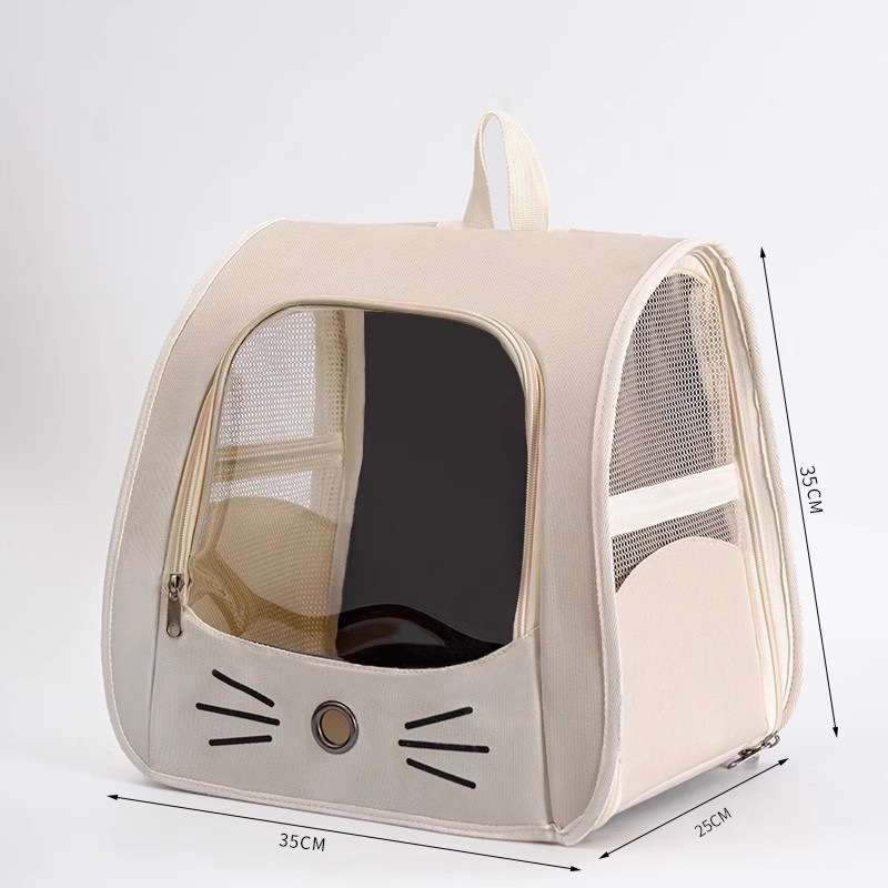 Pet Carrier Backpack, Travel Bag for Small Dogs and Cats, Breathable Mesh Car & Outdoor Carrier — image 4