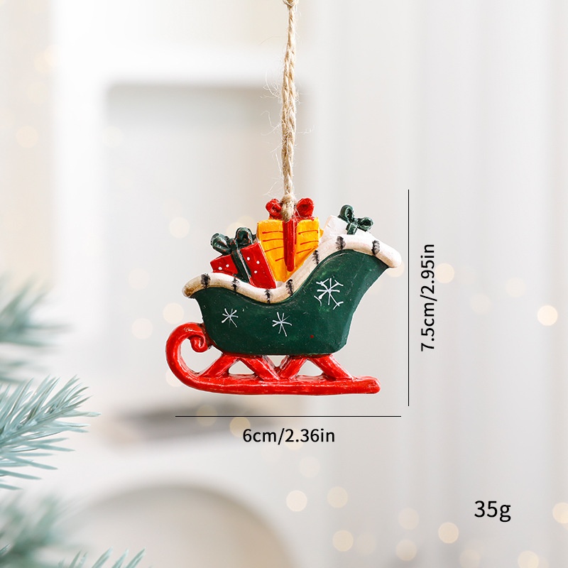Adorno Navideño Reino de los Cielos Figura de Renuevo Colgante Estilo Animado Decoración para Árbol — imagen 20