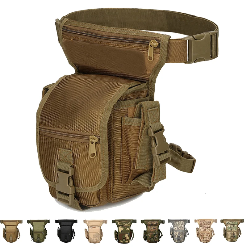Bolsa de Táctico en Nylon para Cadera y Pierna, Ajustable para Hombres, Outdoor, Caza, Senderismo, Camping — imagen 1