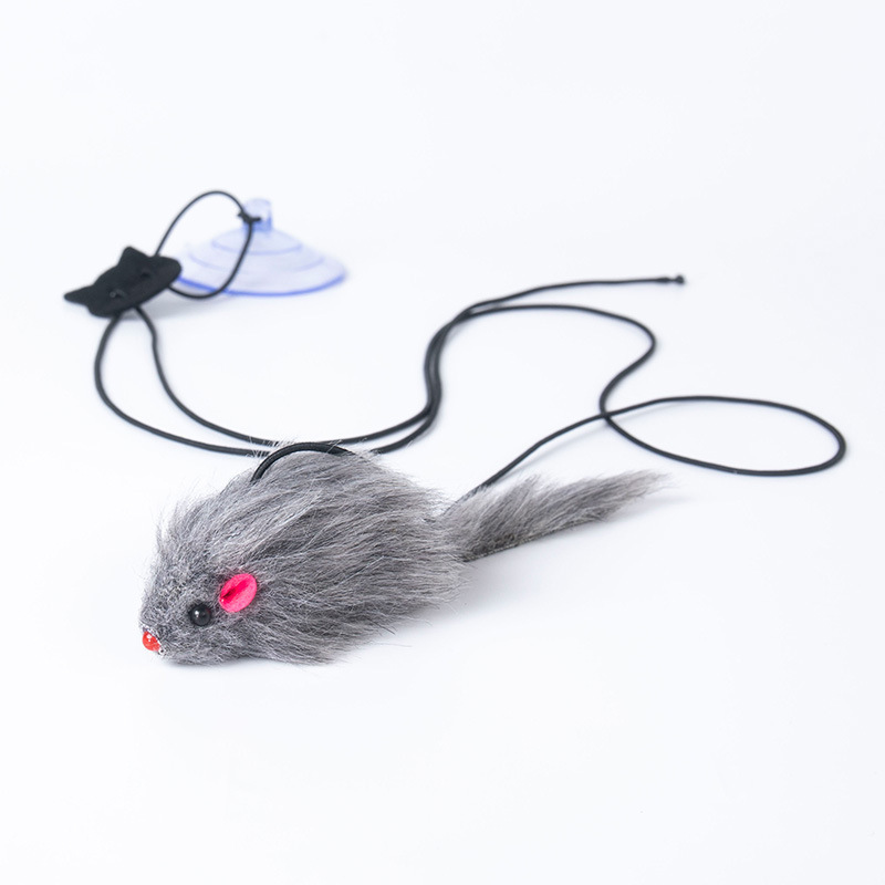 Nuevo Juguetito de Gato con Caña Colgante para Puerta - Toy de Goma y Hierba para Felinos — imagen 9