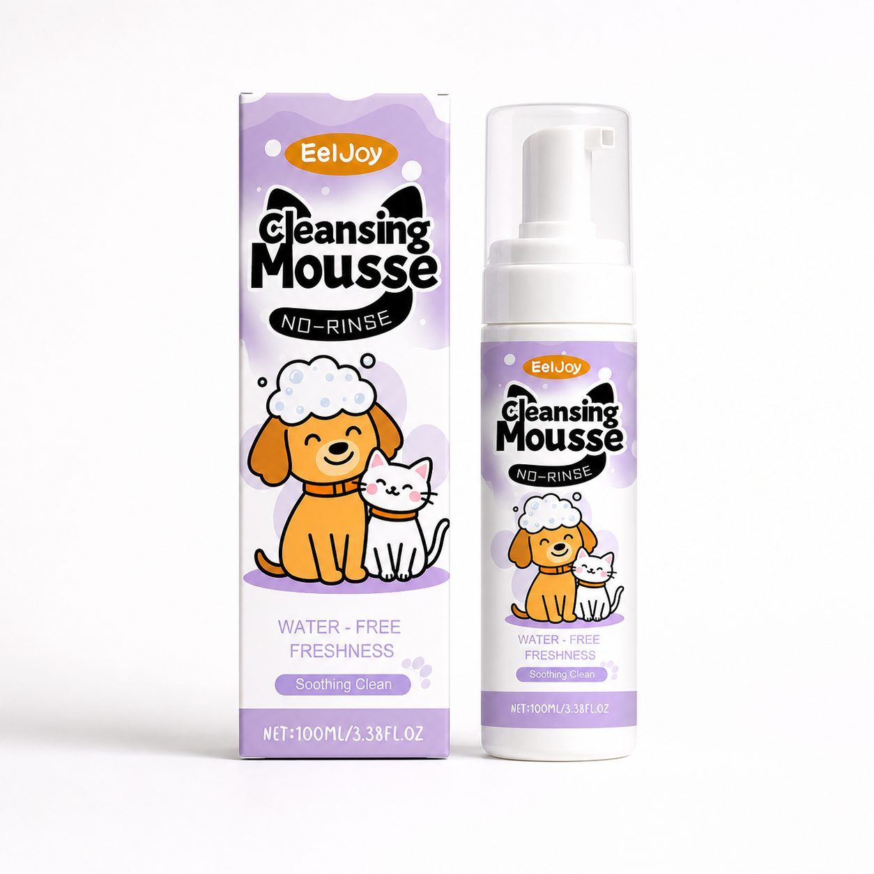EELJOY No-Rinse Pet Face Cleansing Mousse, 100 ml — image 1