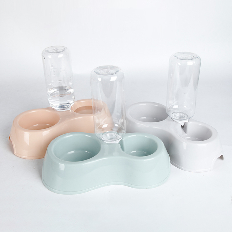 Automatic Feeder Drinker Dog Bowl Pet Double Bowl Dual-Use Dog Bowl Cat Bowl Pet Bowl — image 1