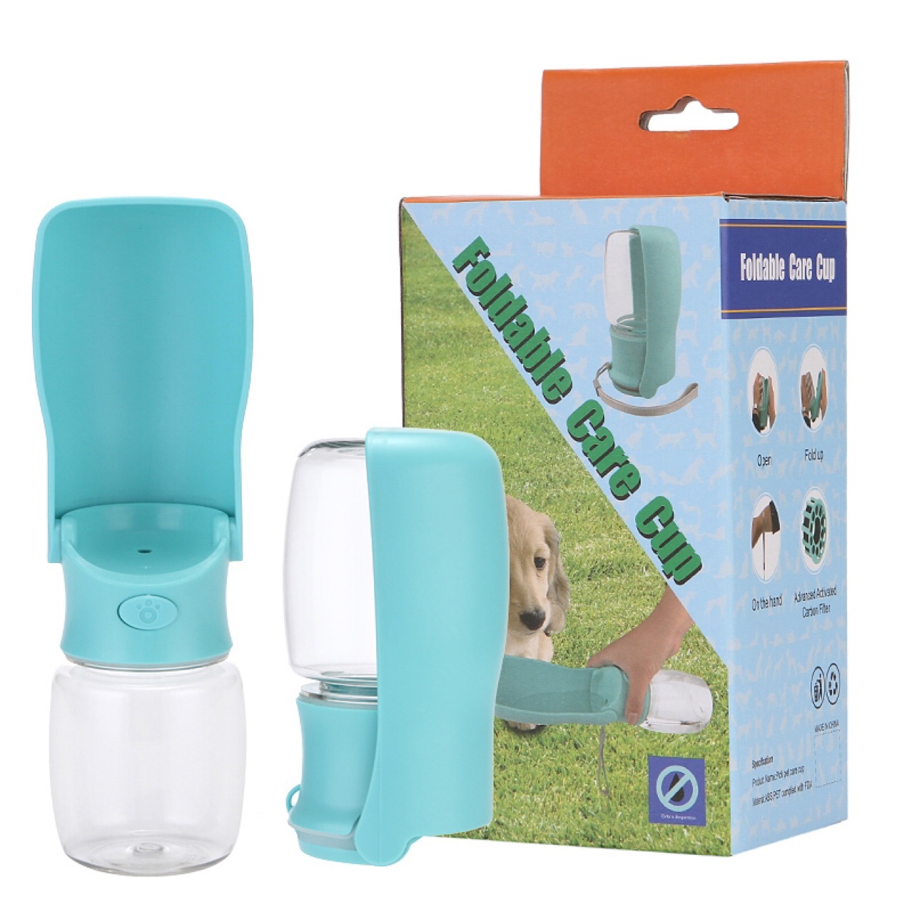 Botella de Agua Portátil para Perros: Dispensador de Agua para Mascotas Plegable — imagen 9