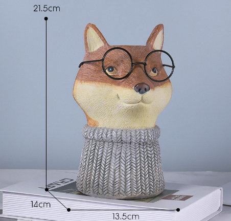 Outdoor garden animal flowerpot ornaments — image 4
