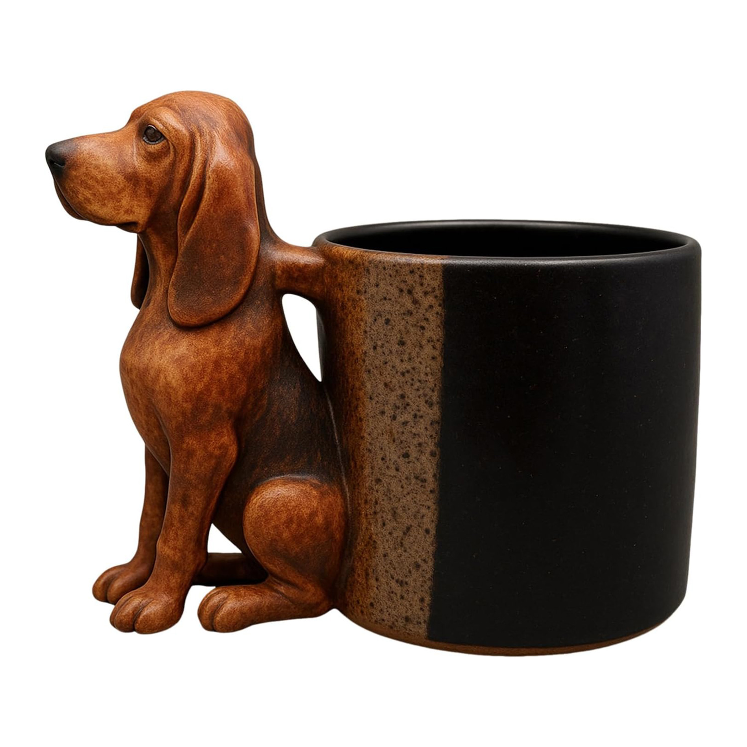 Taza de Dachshund Hecha a Mano en 3D, Taza de Cerámica Creativa con Forma de Animal en 3D, 11 Oz, Taza de Café Única con Diseño de Perro — imagen 10