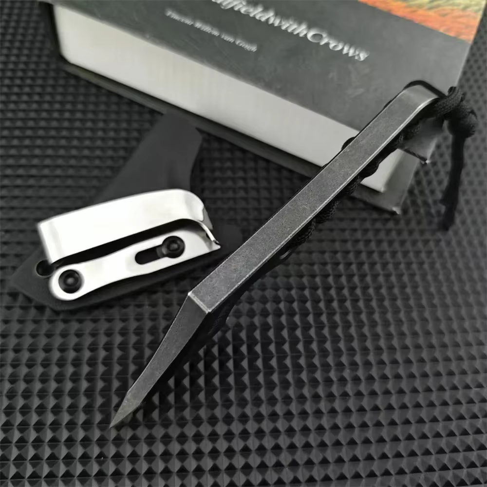 High-quality Miller Compact Axe-Style Fixed Blade Knife with D2 Blade Versatile Outdoor, Camping Fishing Tool Perfect As A Hol — image 4