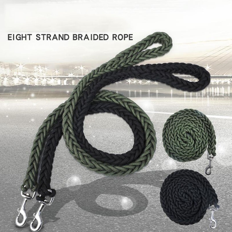 Nylon Dog Harness Leash For Medium Large Dogs Leads Pet Training Running Walking Safety Mountain Climb Big Dog NylonTenacityRope — image 3