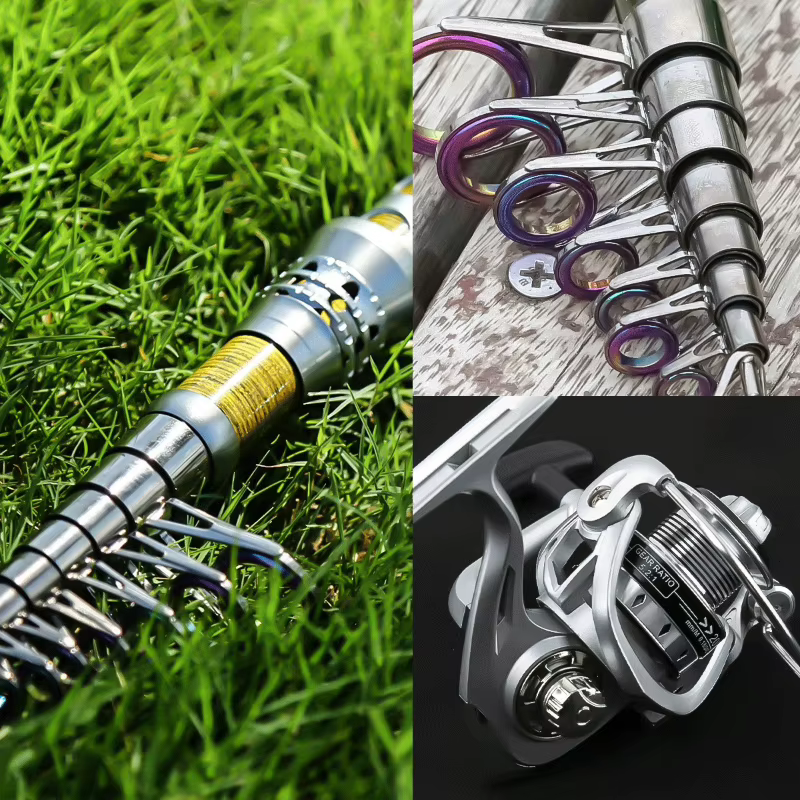 Telescopic Fish Rods Tackle Combos Carbon Fish Rod Accessories Combo Fishing Tools Equipment Diversification Fishing Supplies — image 6