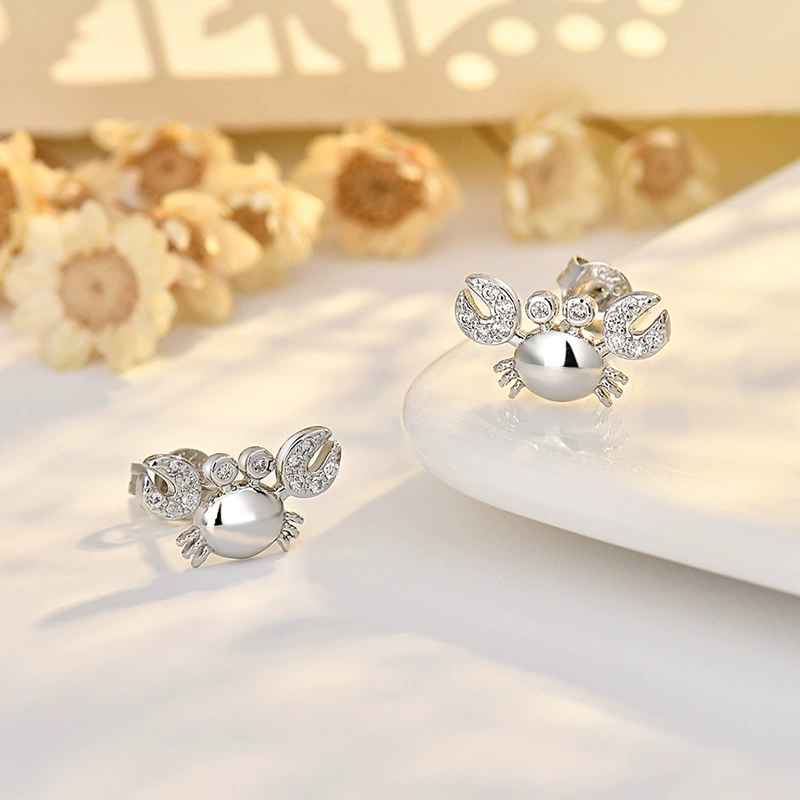 Aros de Cangrejo Adorables para Mujer Accesorio Simples y Versátil Regalo — imagen 3