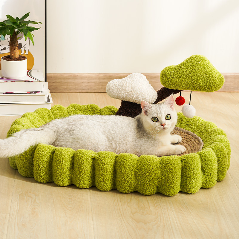 Money Tree Cat Scratch Pot Cat Scratch Pad Wear resistant and Durable Cat Scratch Pot Cat Scratch Column Cat Toys Pet Supplies — image 1