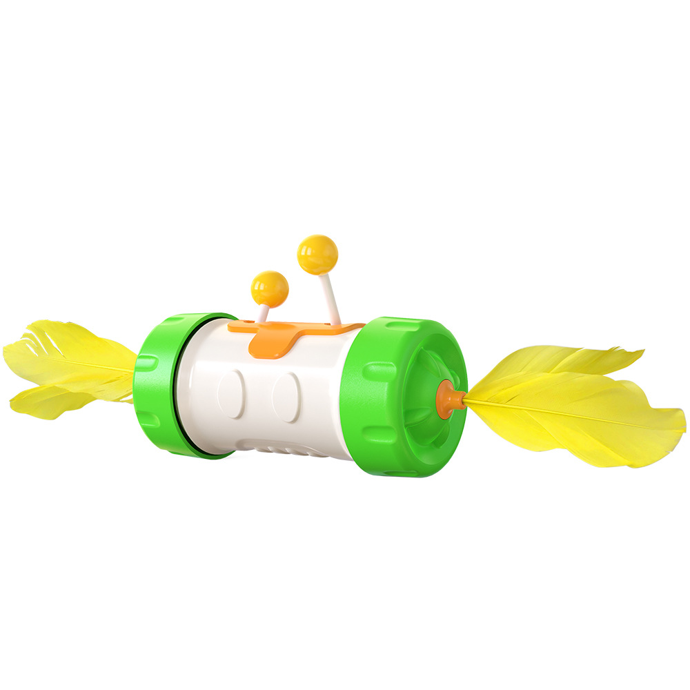New Funny Cat Stick Cat Toy Tumbler Cat Feather Fighting Cat Ball Pet Supplies — image 4