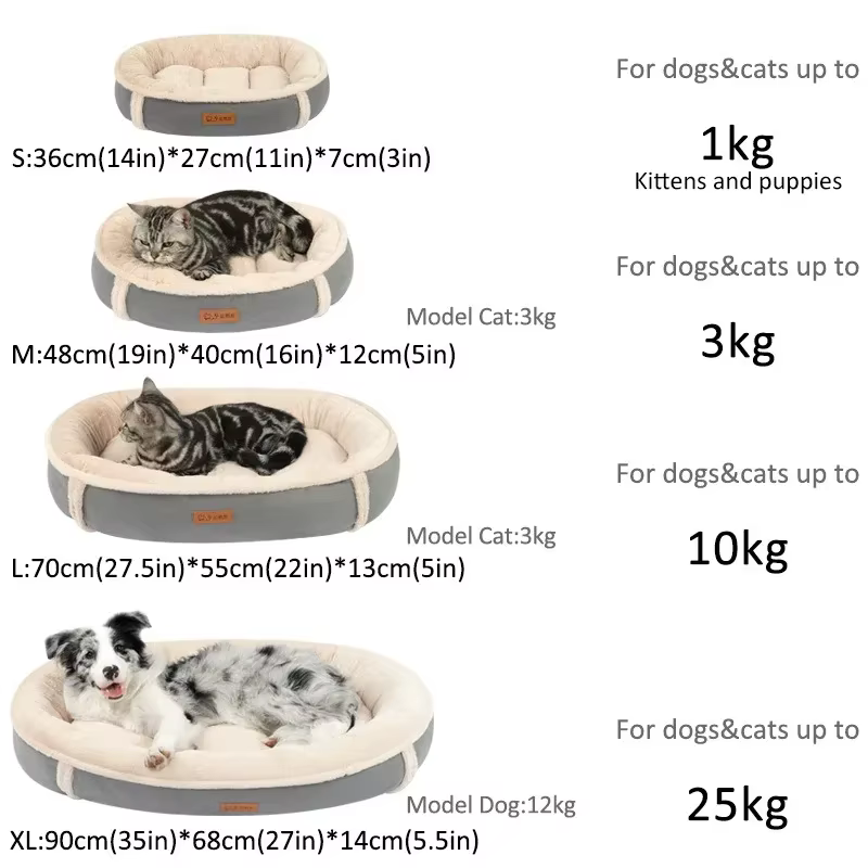 Suministros para perros: cama para mascotas, sofá pequeño, razas de perros, camas grandes y medianas, productos para mascotas, cestas, cojines, productos de refugio, mantas para gatos, ropa de cama — imagen 2