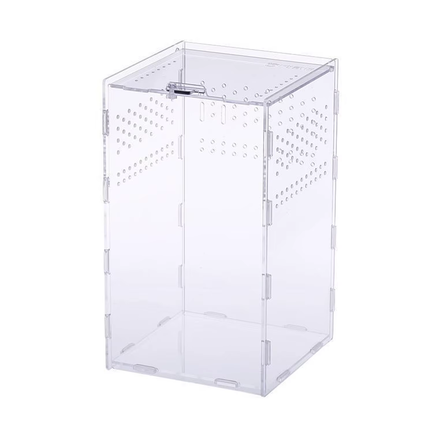 Terrario Transparente de Acrílico, Caja de Cría para Reptiles, Jaula para Tortugas, Recinto Nano Arbóreo para Tarántulas, Hábitat para Dragones Barbudos y Reptiles — imagen 4