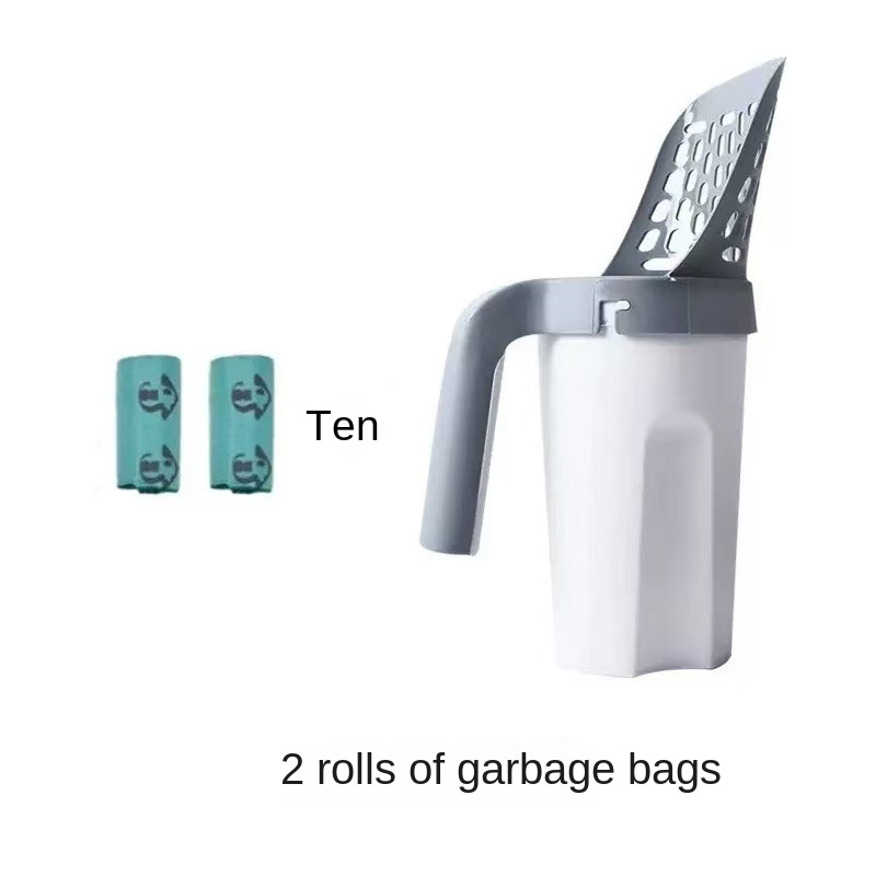 One piece cat litter scoop detachable large capacity filter cat litter scoop cat and dog dropper — image 4