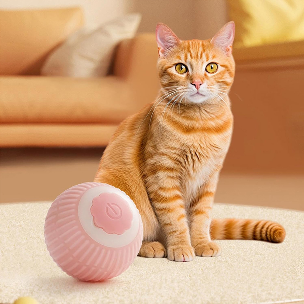 Pelota Interactiva Rodante para Gatos — imagen 5