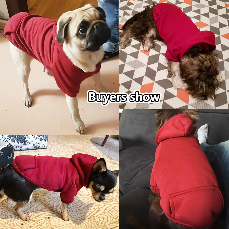 Fashion Pet Clothes For Dogs Coat Jackets Cotton Hoodies Dog Clothes Puppy Pet Overalls For Dogs Cat Clothing Pets Outfit S225 — image 6