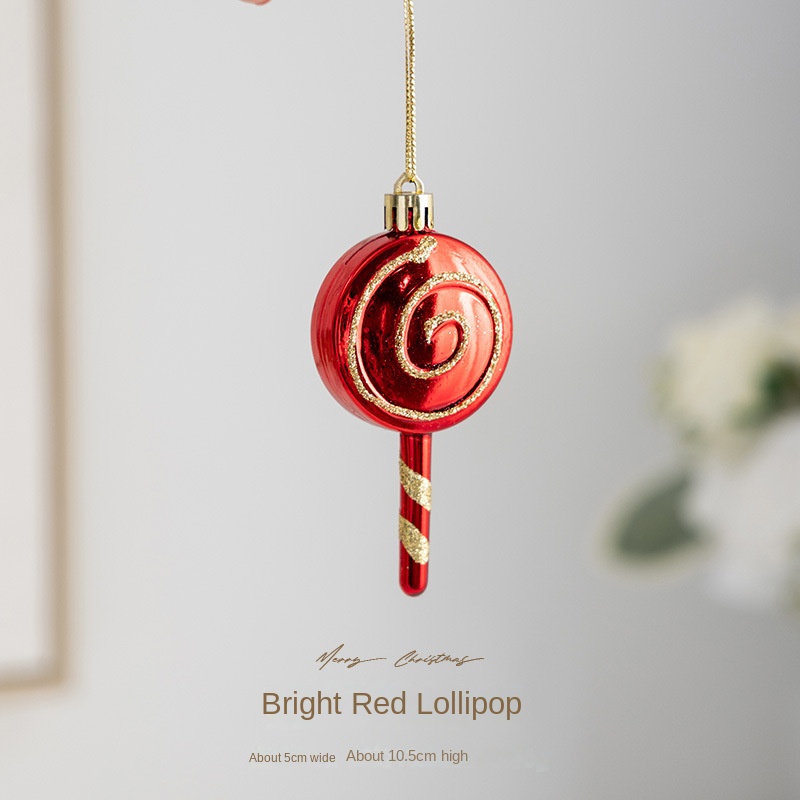 Christmas Decoration Reindeer Hanging Ornament Candy Cane Ice Stick Creative Christmas Hanging Decor for Wardrobe Scene Decoration Gift — image 7