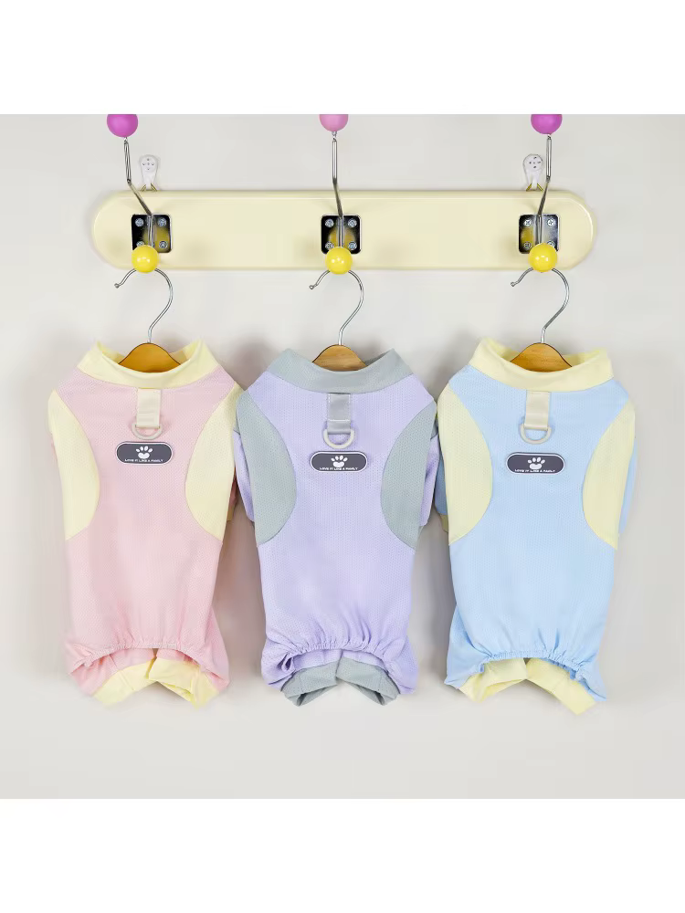 Pet clothing outdoor dog four-legged outfit spring and summer new dog clothes cat spring and summer clothes for sun protection — image 1