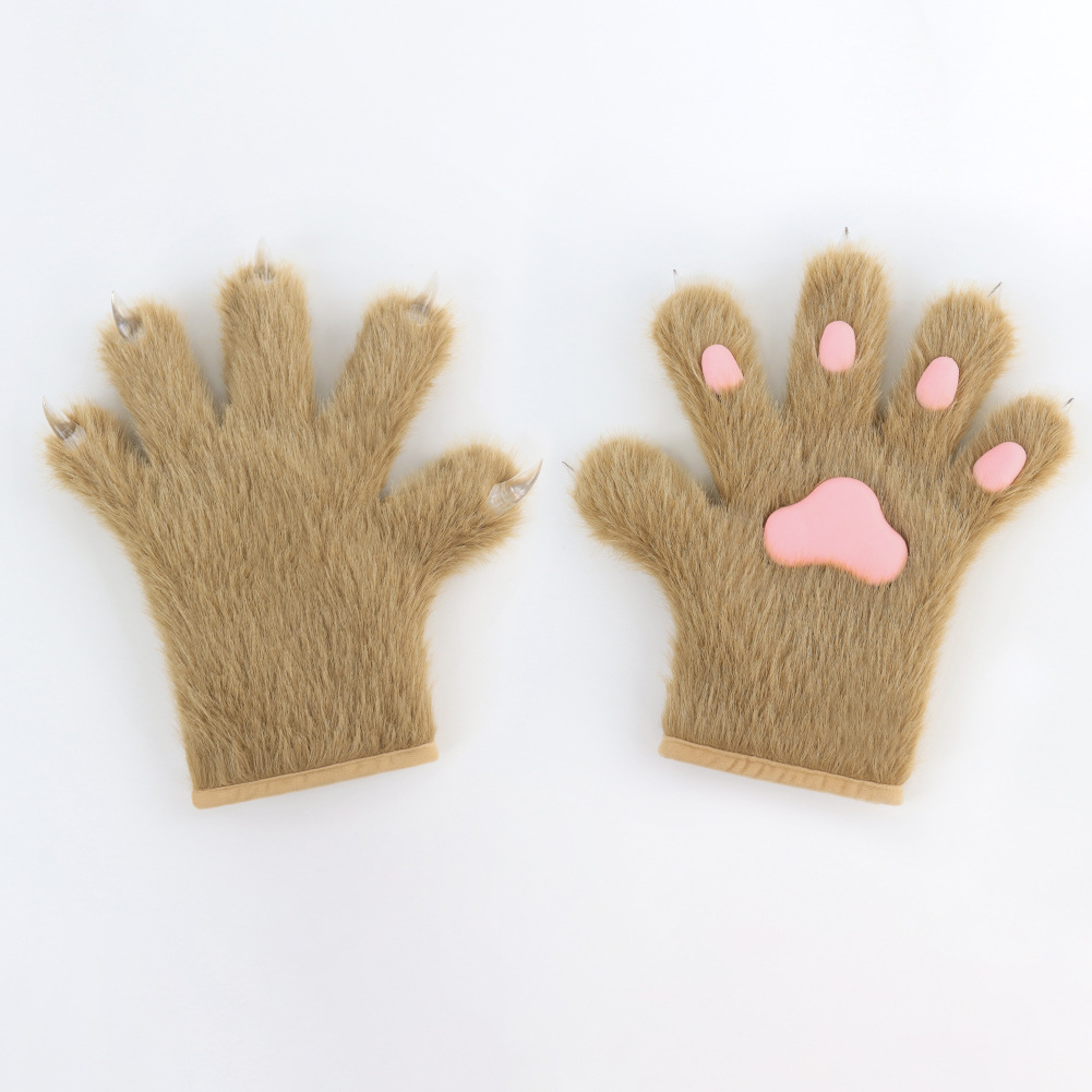 Garras de Gato Realistas para Cosplay, Concha de Carne Fuzzy - Manos de Animal — imagen 8