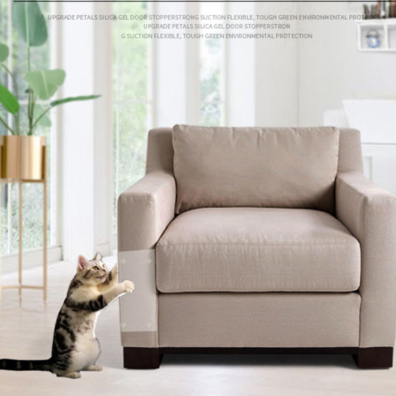 New Cat Scratching Guard Furniture Protection Set Sofa Anti Scratching Sticker — image 1