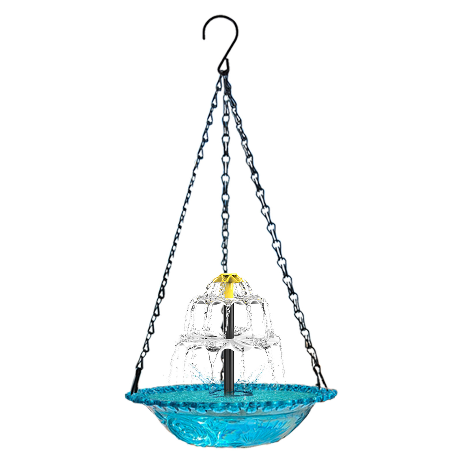 Fuente de Piscina Colgante Cascada Solar para Aves — imagen 6
