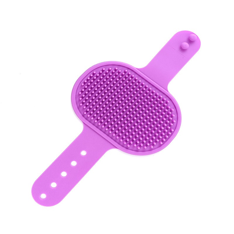 Adjustable cleaning silicone product for cats and dogs pet massage bath brush — image 2