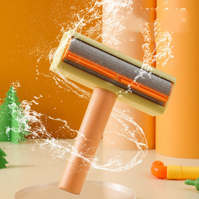 Nuevo dispositivo para eliminar cabello pegajoso de mascotas cepillo electroestático para eliminar pelo de gatos y perros del sofá y muebles — imagen 3