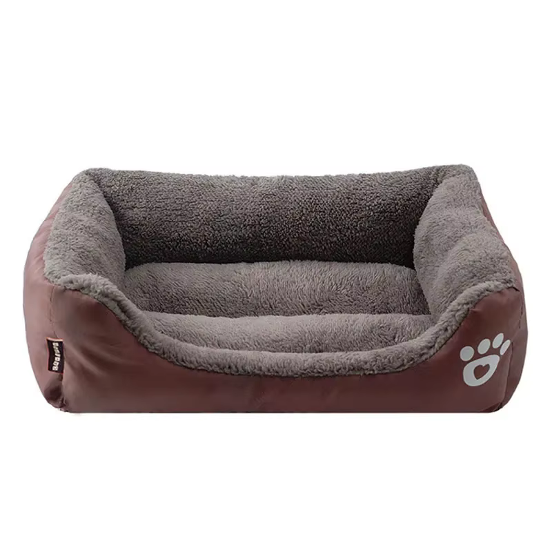 Pet Large Dog Bed Warm House Candy-colored Square Nest Pet Kennel For Small Medium Large Dogs Cat Puppy Plus Size Dog Baskets — image 4