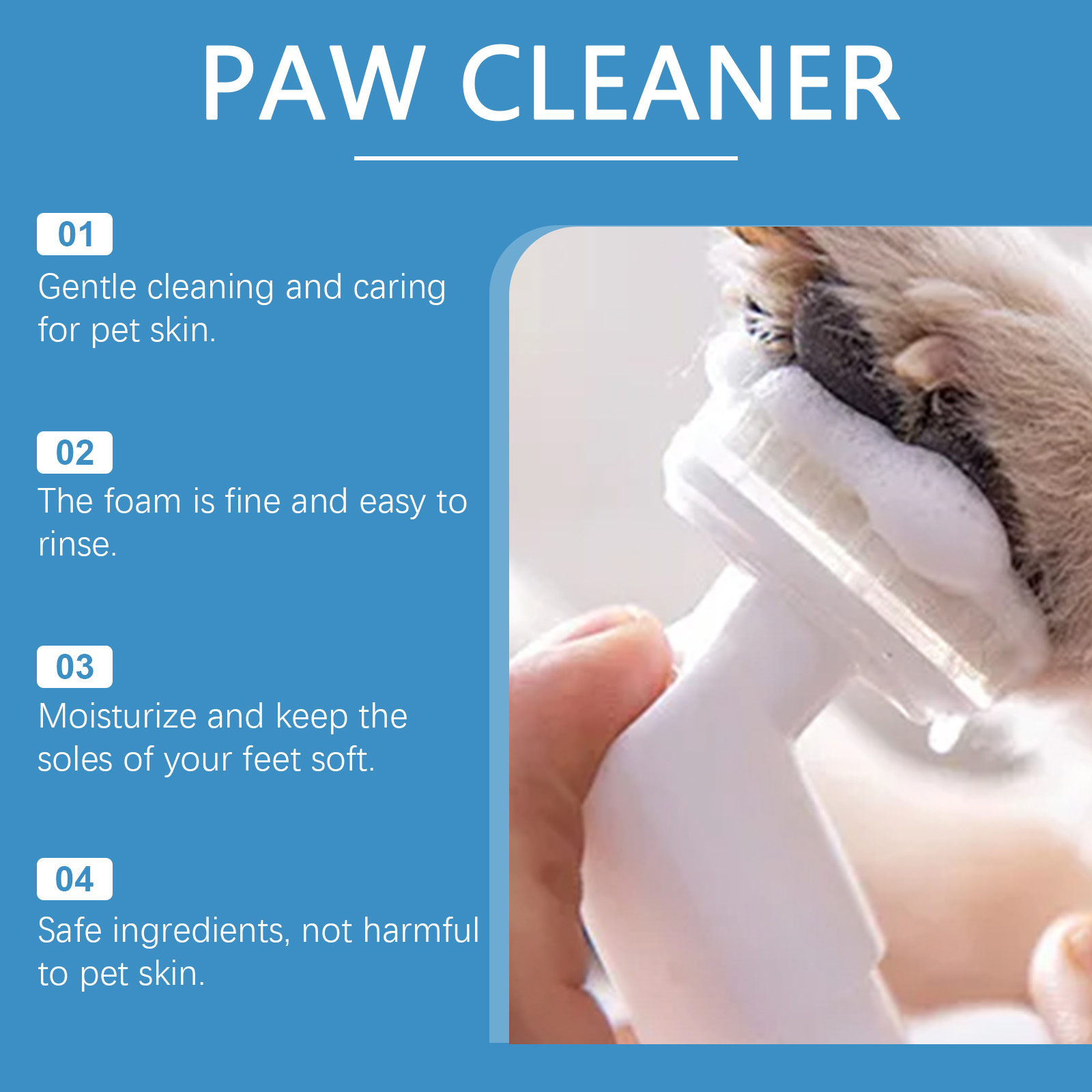 Pet Foot Cleaner Dog And Cat Wash Paws Foot Cleaner Foot Care Foam — image 4
