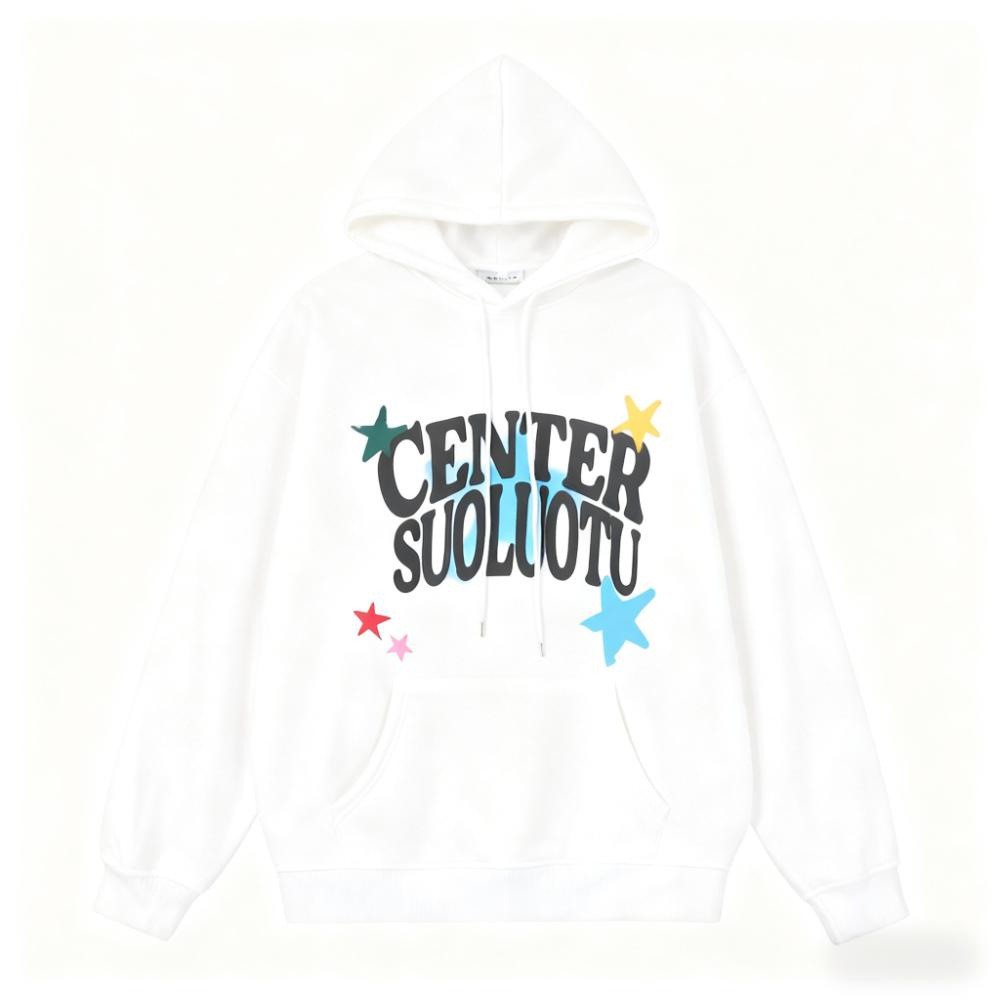 Street Style Letter Butterfly Print Hoodie, Casual Unisex Oversized Sweatshirt for Youth — image 10