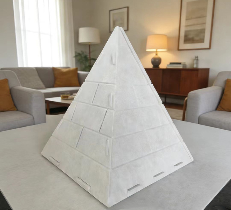 New Splicing Felt Pyramid Cat Nest Simple Home Style Pet Sleep Nest Detachable Washable Cat House — image 3
