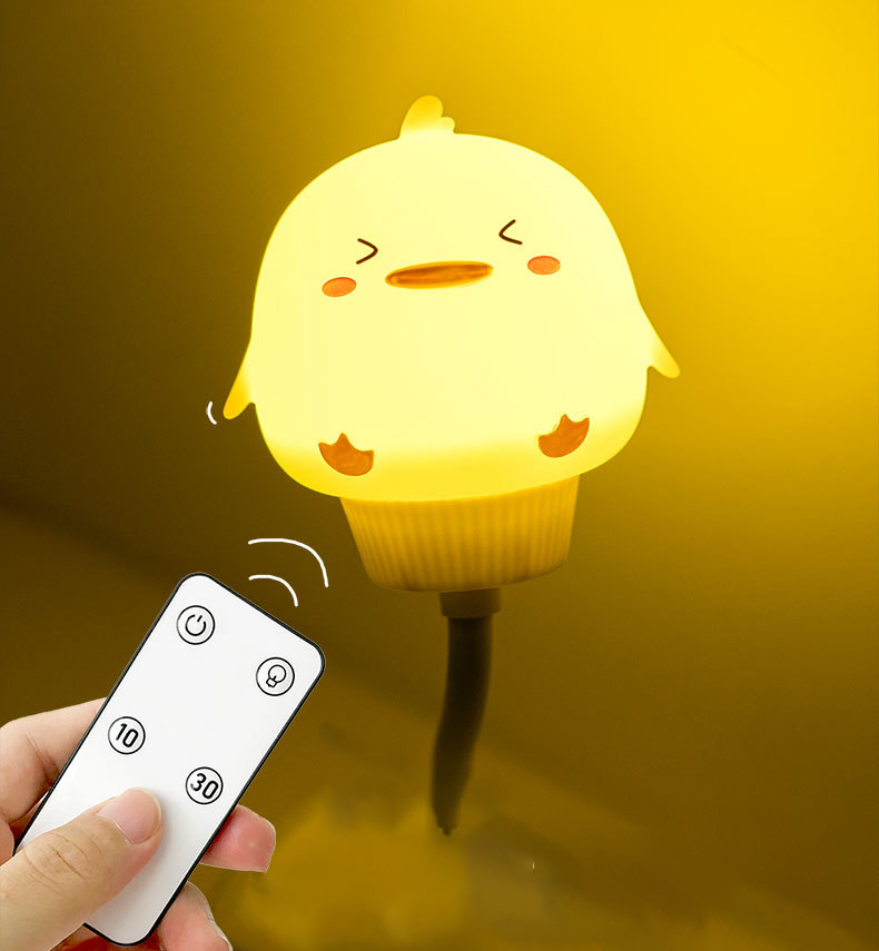 USB Bear, Rabbit, Kitten, Duckling, Children's Room, Dormitory, Breastfeeding And Feeding, Remote Control Night Light — image 12