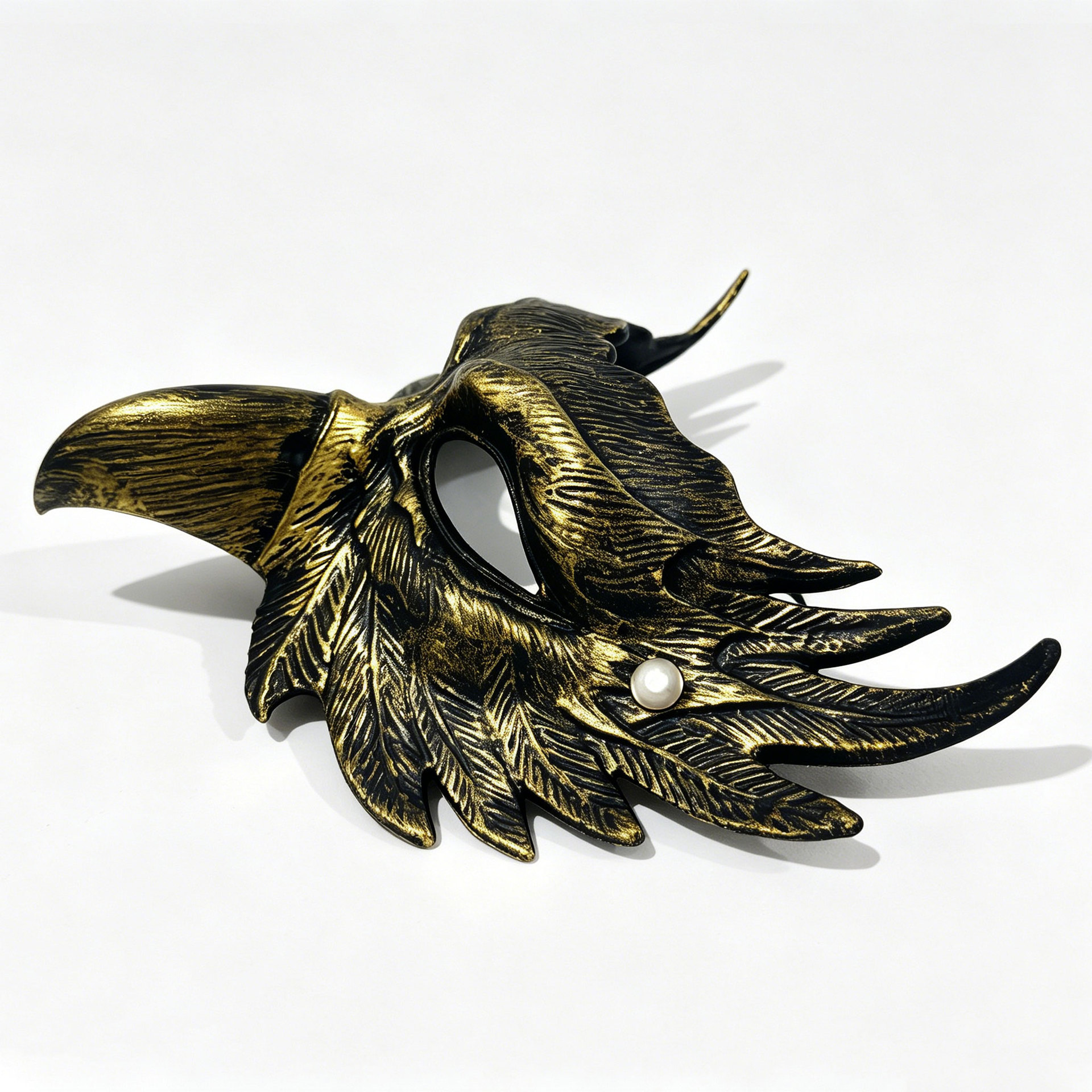 Máscara de Águila para Halloween - Máscara de Media Cara con Diseño de Águila Estilosa — imagen 3