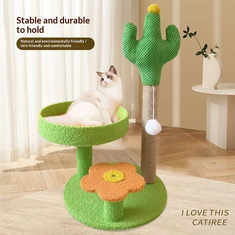 Suministros para Mascotas Árbol de Gato Juguetes de Cactus — imagen 4