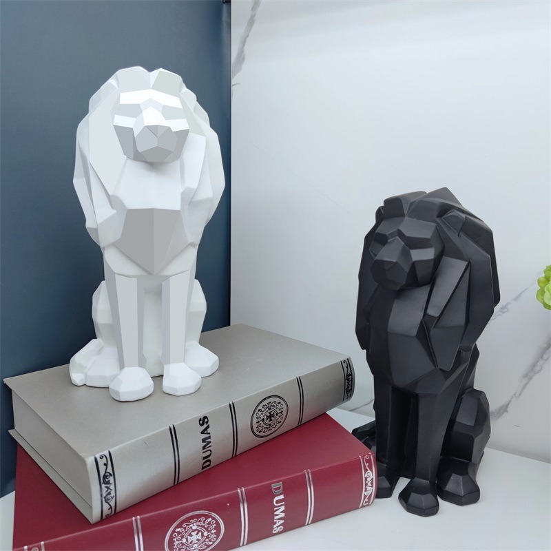 Resina creativa para decoraciones geométricas de leones en resina — imagen 3