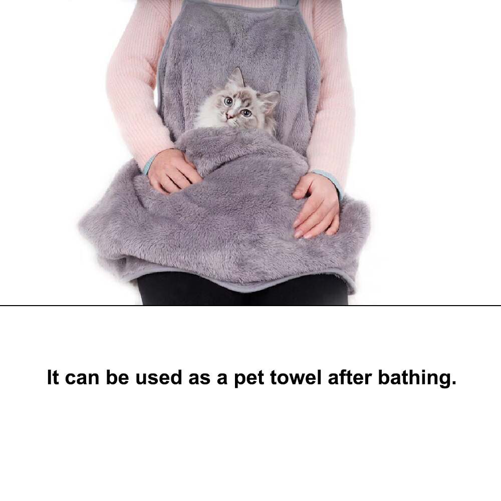 Pet Carrier for Cat Carrier plush Apron Anti-Stick Pet Hair Soft Comfortable Bib ApronsTravel Pet Products Bags — image 5