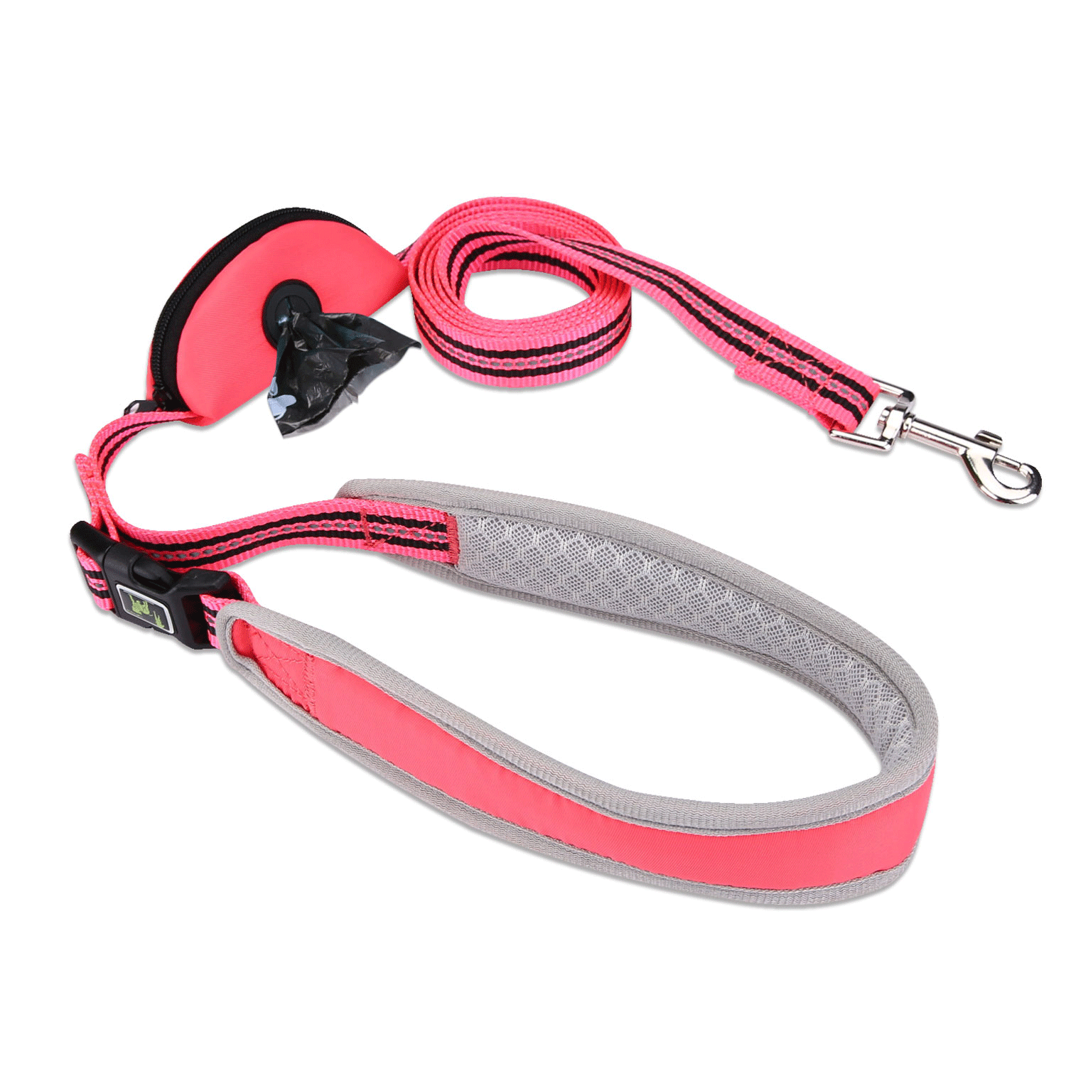 Reflective Pet Leash Medium And Large Dogs Small Dogs Rope Dog Leash Golden Hair Satsuma Garbage Bag Traction Belt — image 6