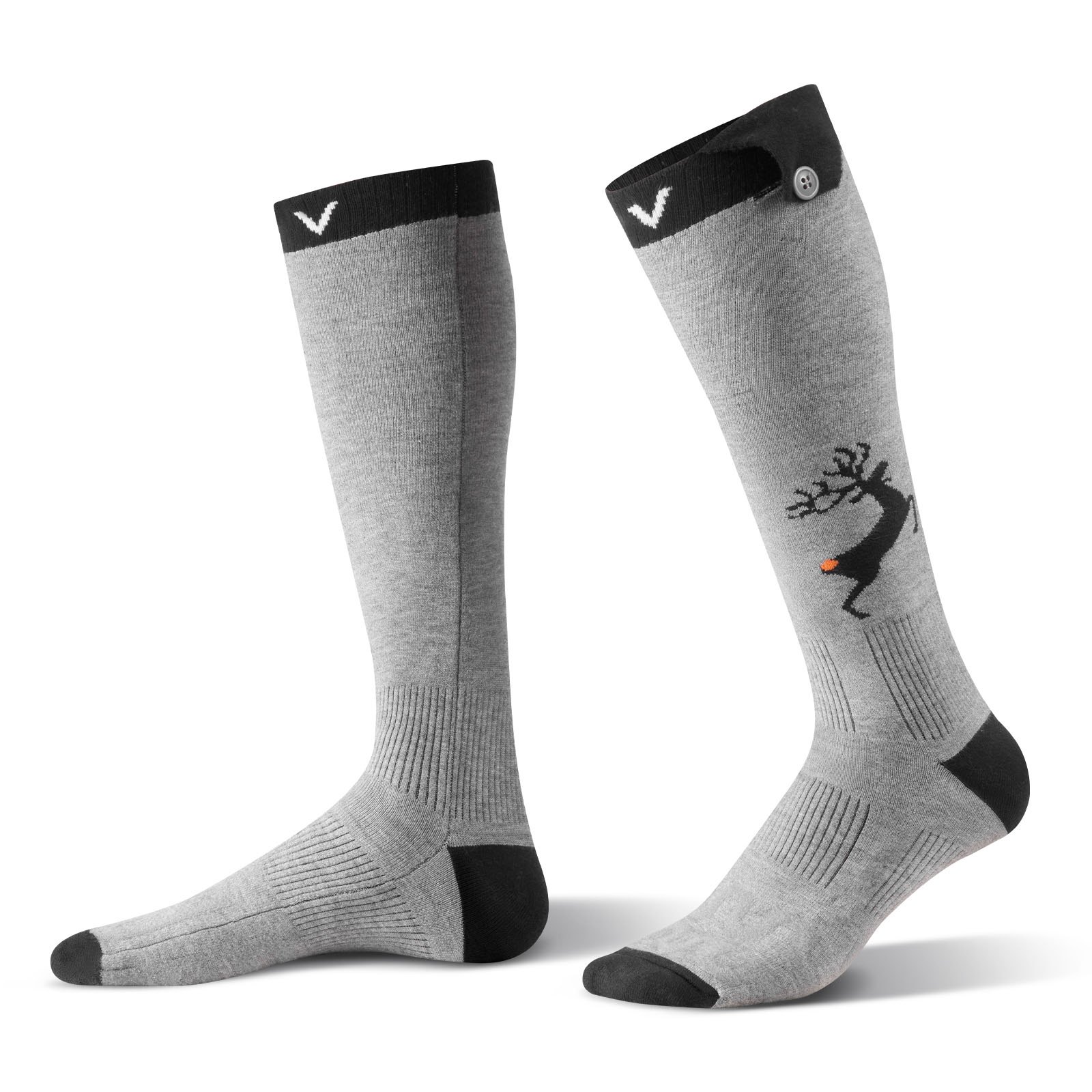 Heated Socks, 6000mAh Battery Powered, Rechargeable Heating Socks With 4 Heating Levels, Electric Heated Sock With APP Control For Men Women, Foot Warmer For Hunting Riding Camping Hiking — imagen 1
