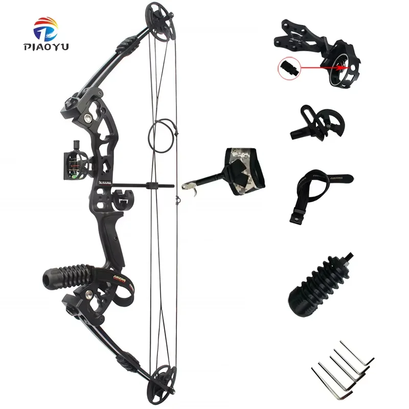 Arco Compuesto M131 para Caza con Armas, Mano Derecha, Peso de Estirada 40-55lbs, Conjunto de Tiro al Blanco y Competición — imagen 1