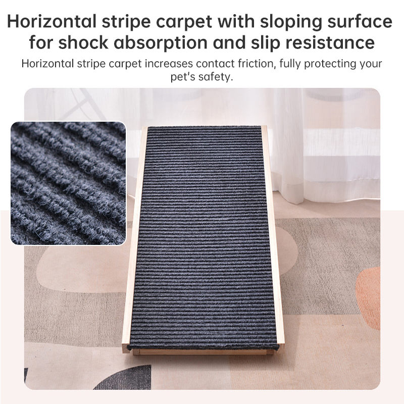 SafeStep Pet Ramp: Foldable, Height-Adjustable Ladder with Non-Slip Carpet for Easy Climbing to Cars and Furniture — image 7