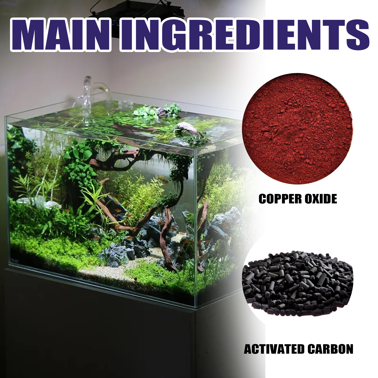 Dealgal Lichen, Aquarium Cleaning Agent Algae Removal Moss Fish Tank Moss Removal Agent Algae Removal From Green Water — image 7