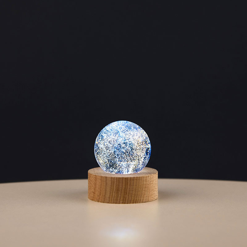 Creative Colorful Glass Dragon Ball Luminous Crystal Ball Seven Star Array Birthday Gift Home Decoration Light Luxury Ornament — image 6