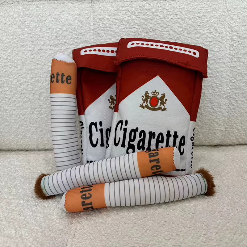 Dog Toy Funny Interactive Plush Dog Toys Creatives Cigarette Design Giggling Chewing Toys For Dog The Perfect Pet Gift — image 4