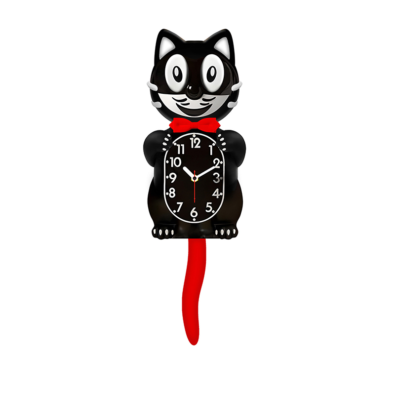Nueva Clásica Estrella Americana Kit Cat Reloj de Pared: Cola que Se Mueve, Diseño Creativo, Regalo Cálido, Decoración Retro con Diseño Suspendido — imagen 1