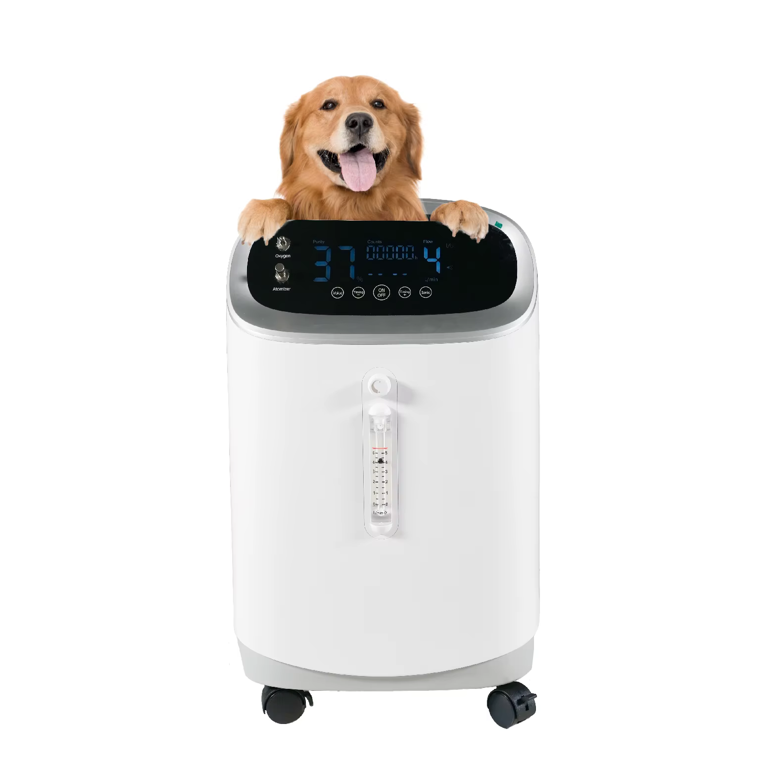 Máquina de Oxígeno Portátil Xygen para Veterinarios de 5L para Perros Concentrador de Oxígeno Reutilizable para Uso Animal — imagen 6