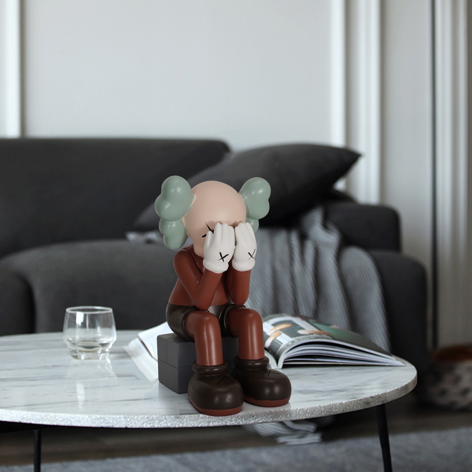 Decoración de Hogar en Resina con Oso Sentado — imagen 6