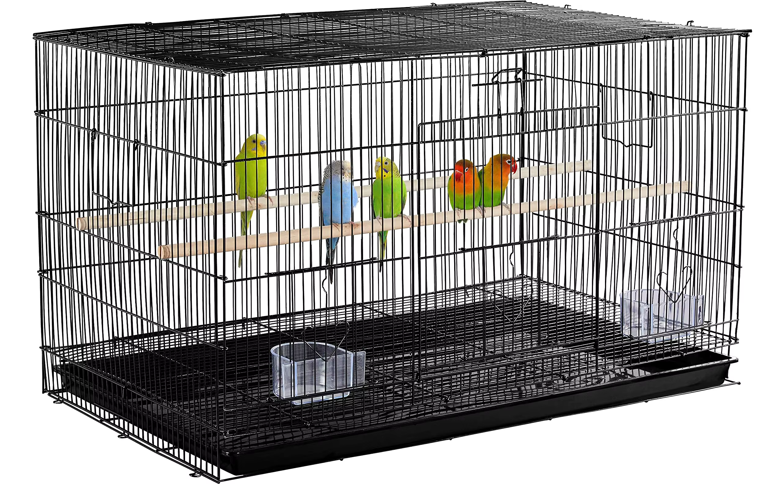 30‘’ Flight Bird Cage Stackable Design for Small and Medium Birds with Slide Out Tray and Bottom Grate Budgies — image 1