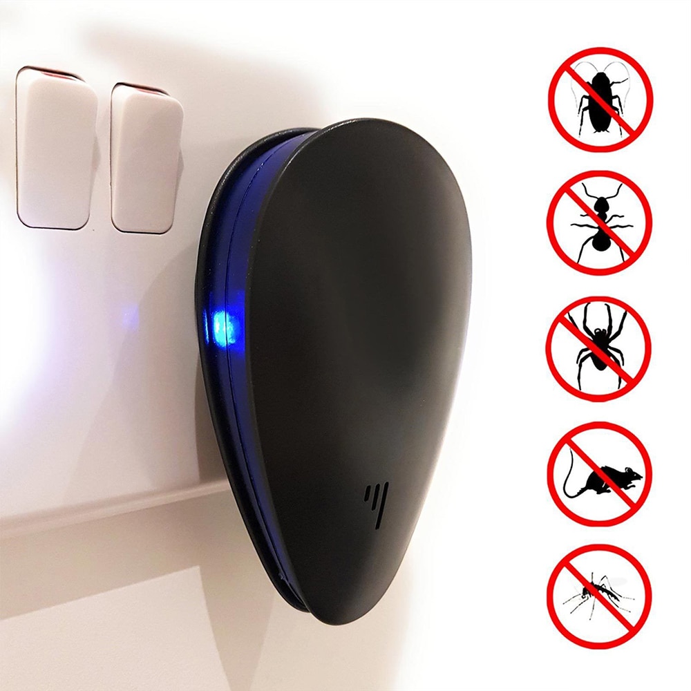 Repelente Ultrasonico de Plagas y Mosquitos Eliminador Electrónico contra Roedores, Ratones, Cucarachas, Arañas y Insectos — imagen 1
