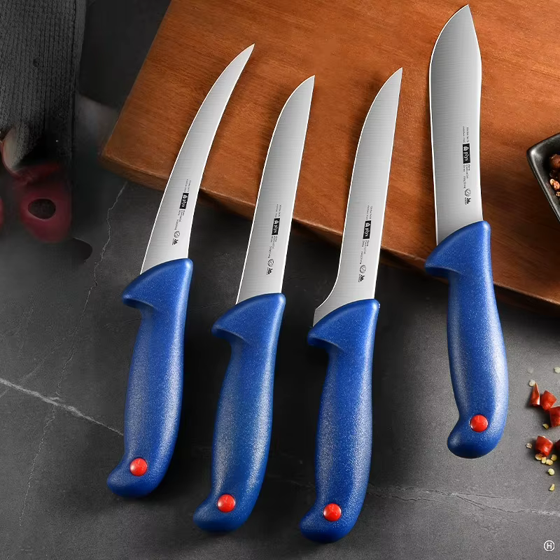 Boning Knife Steak Knife Slaughtering Knife Ultra-Sharp Stainless Steel Small Curved Knife Butcher's Skinning Knife — image 2